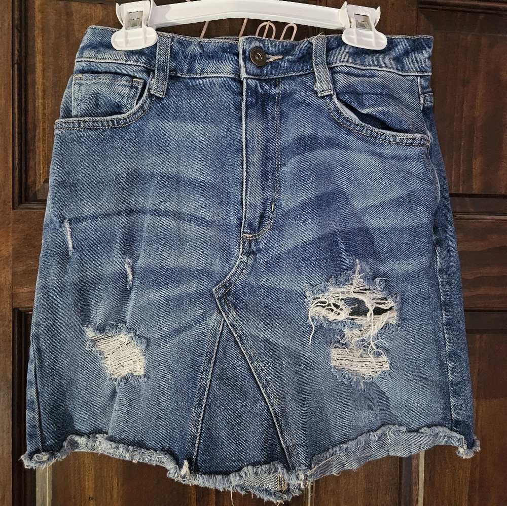Body con Jean Skirt